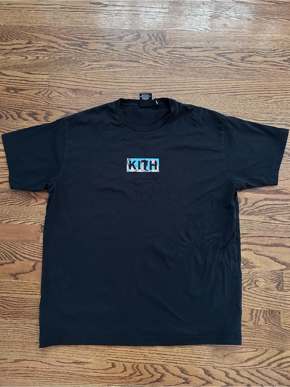 Kith x Rocky balboa Black Logo Box Short-Sleeve T-Shirt XL